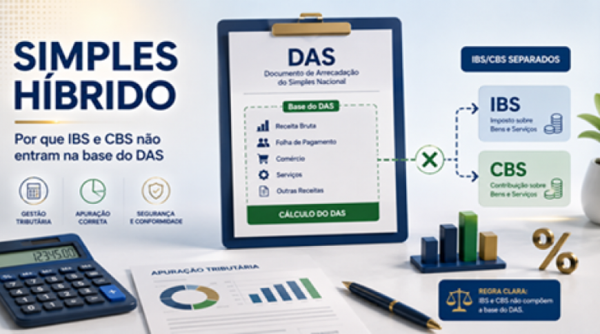 SIMPLES HÍBRIDO: PORQUE IBS E CBS NÃO ENTRAM NA BASE DO DAS